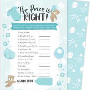 Desert Cactus Price is Right – Juego de baby shower – Juego de adivinanzas para niños y niñas, revelación de género neutro (25 ct Boy) Desert Cactus Price is Right – Juego de baby shower – Juego de adivinanzas para niños y niñas, revelación de género neutro (25 ct Boy)