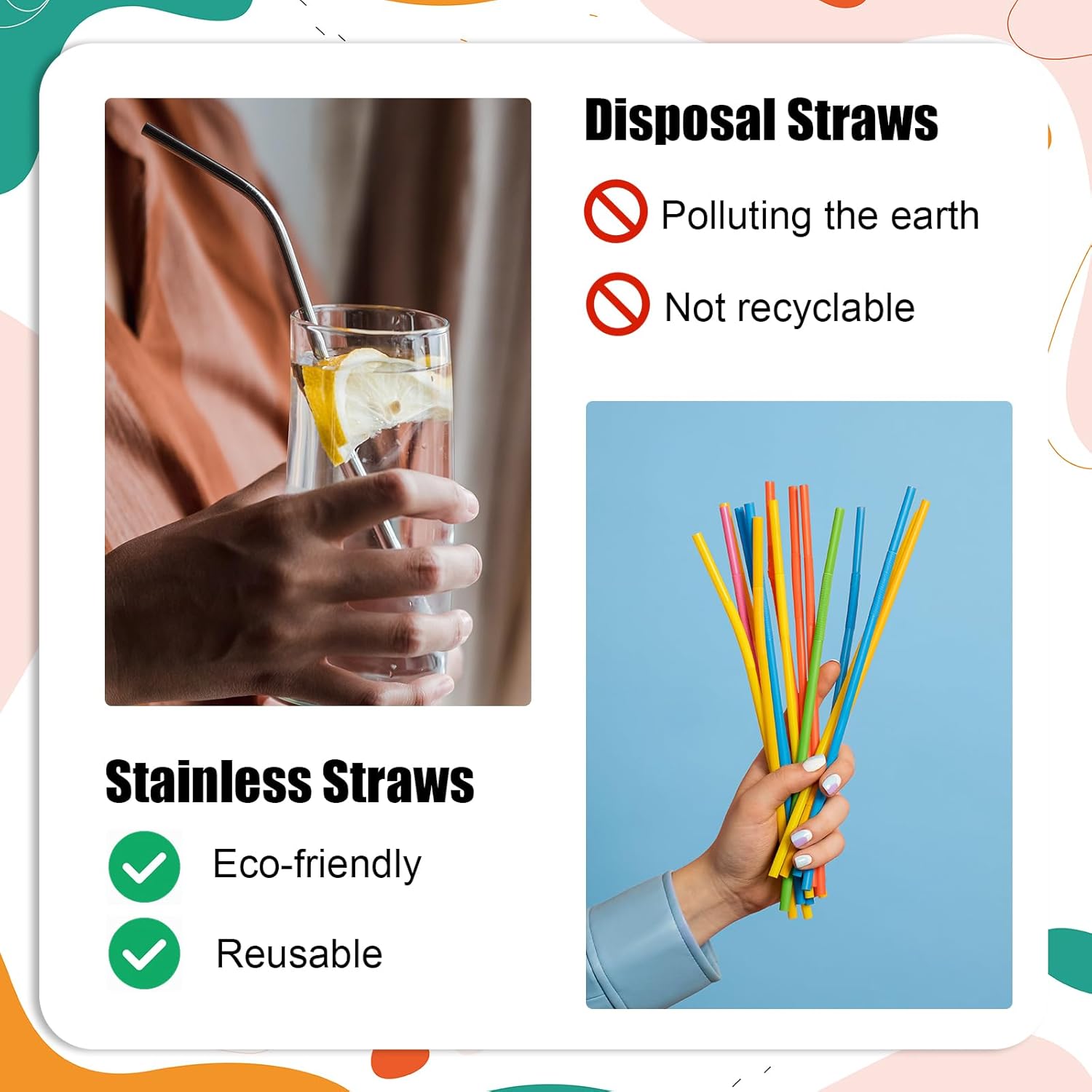 AQUAPHILE Pajitas de acero inoxidable para vaso Stanley de 40 onzas, popote extra largo de 12 pulgadas de repuesto para accesorios de taza Stanley,