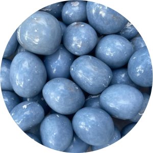 Piedras rodadas de angelita de 12 libra, piedra preciosa de angelita pulida, cristales curativos de angelita (angelita, 0.5 libras) Piedras rodadas de angelita de 12 libra, piedra preciosa de angelita pulida, cristales curativos de angelita (angelita, 0.5 libras)