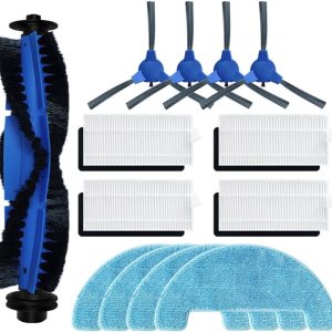 Accesorios para aspiradora robótica, cepillo lateral principal, filtro Hepa, trapeador, repuesto, compatible con Kyvol Cybovac E20 E30 E31 (color Accesorios para aspiradora robótica, cepillo lateral principal, filtro Hepa, trapeador, repuesto, compatible con Kyvol Cybovac E20 E30 E31 (color