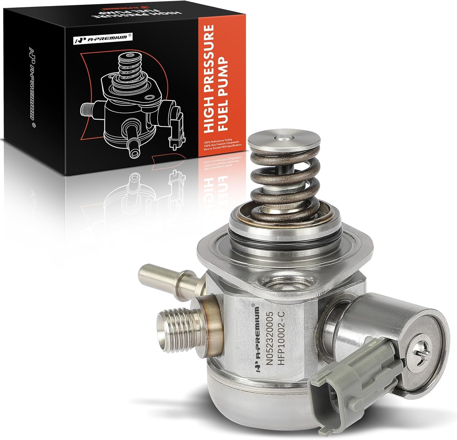 A-Premium Bomba de combustible de alta presión con sello compatible con Kia Soul, Forte5, Forte Koup, Rio & Hyundai Accent, Veloster, 2012-2016, 1.6L