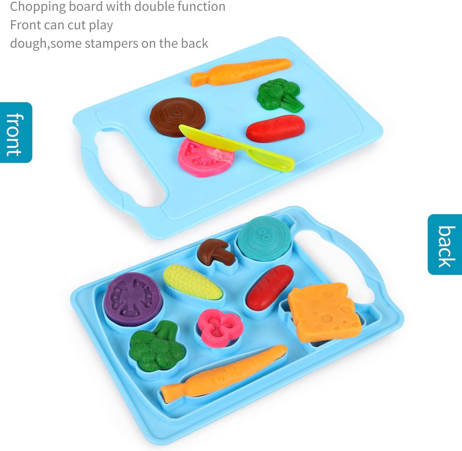 Kitchen Creatiocns Super Chef Suite Playset, juegos de masa para niños de 4 a 8 años, juguete de cocina preescolar, 40 accesorios y herramientas, 5