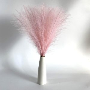 20 piezas de hierba de pampa sintética bohemia, 21 pulgadas, decoración de césped artificial de las pampas para la habitación del hogar (rosa) 20 piezas de hierba de pampa sintética bohemia, 21 pulgadas, decoración de césped artificial de las pampas para la habitación del hogar (rosa)