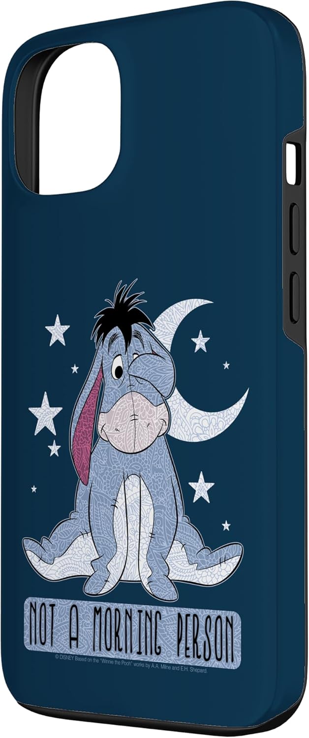 Funda para iPhone 13 Disney Winnie The Pooh Eeyore Not A Morning Person