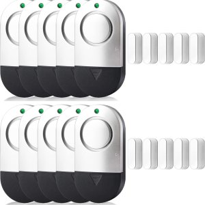 Alarmas de puerta y ventana, alarmas Toeeson de 120 dB para puerta de piscina para seguridad de niños, alarmas de ventana para el hogar Alarmas de puerta y ventana, alarmas Toeeson de 120 dB para puerta de piscina para seguridad de niños, alarmas de ventana para el hogar