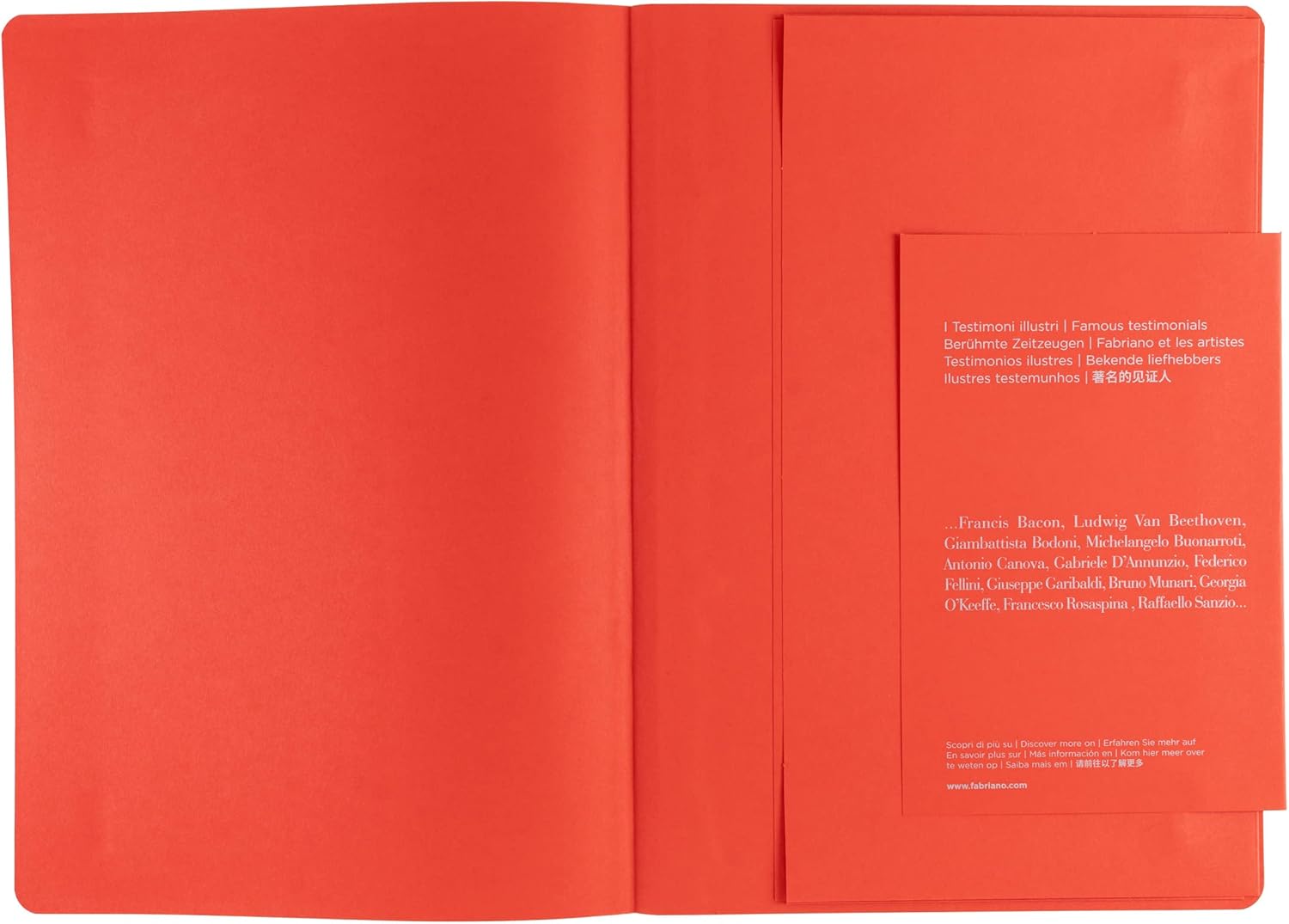 Fabriano Ecoqua Plus Cuaderno encuadernado en tela, 8.3 x 11.7 pulgadas, A4, punteado, rojo