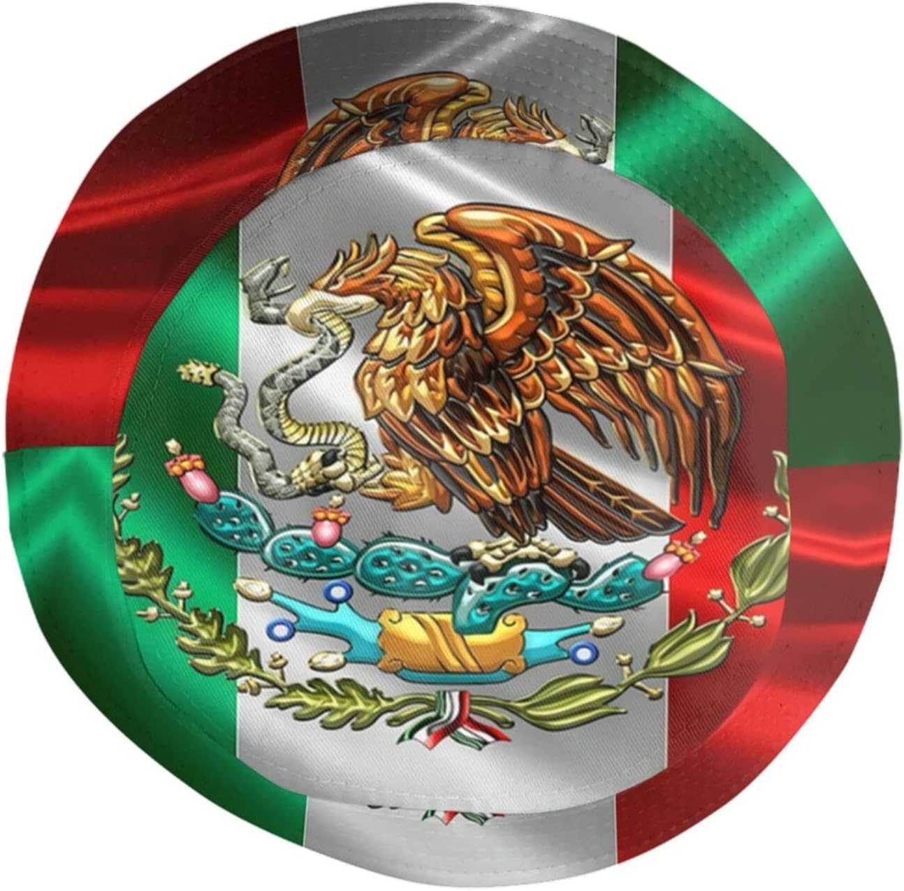 Sombrero de México, sombrero de pescador con bandera mexicana, plegable, para viajes, playa, sombrero de sol de ala ancha, gorras de pescador para