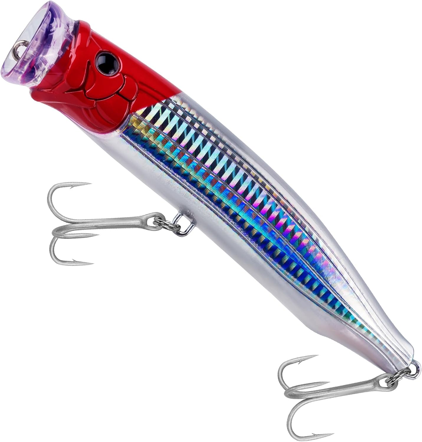 THKFISH – Señuelos para pesca de agua salada de atún para pesca de surf, lubina con ojos 3D para atún GT de peces grandes, 5.9 pulgadas, 1 unidad3