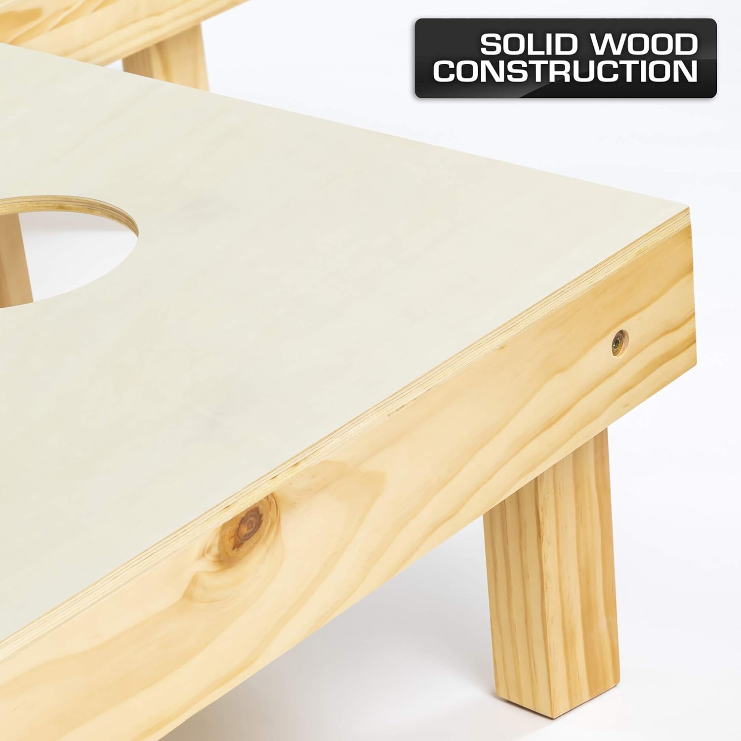 Wild Sports Juego de cornhole de madera de 2 x 4 pies, estampado directo, Utah Utes, perfecto para patio trasero, playa, parque, portones traseros,