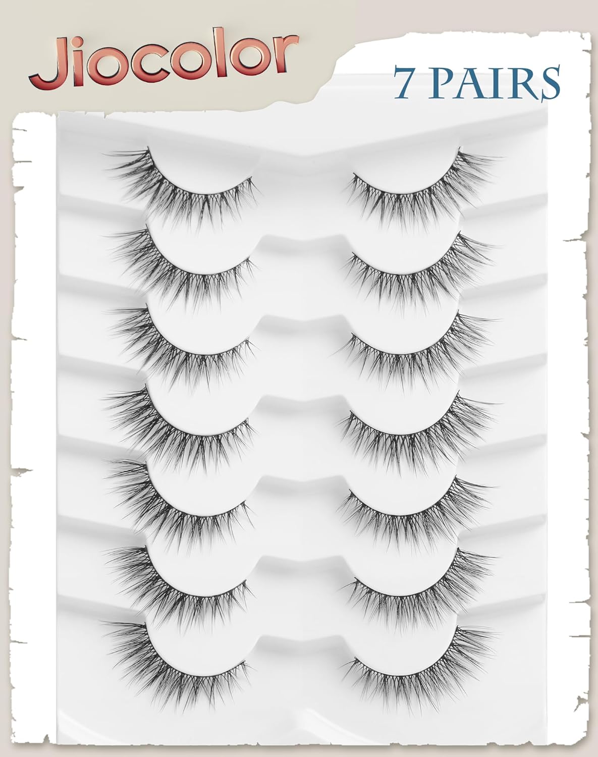Pestañas postizas con aspecto de ojo de gato, pestañas cortas naturales, pestañas postizas 3D, pestañas postizas Foxy Eye de 0.47 pulgadas, pestañas