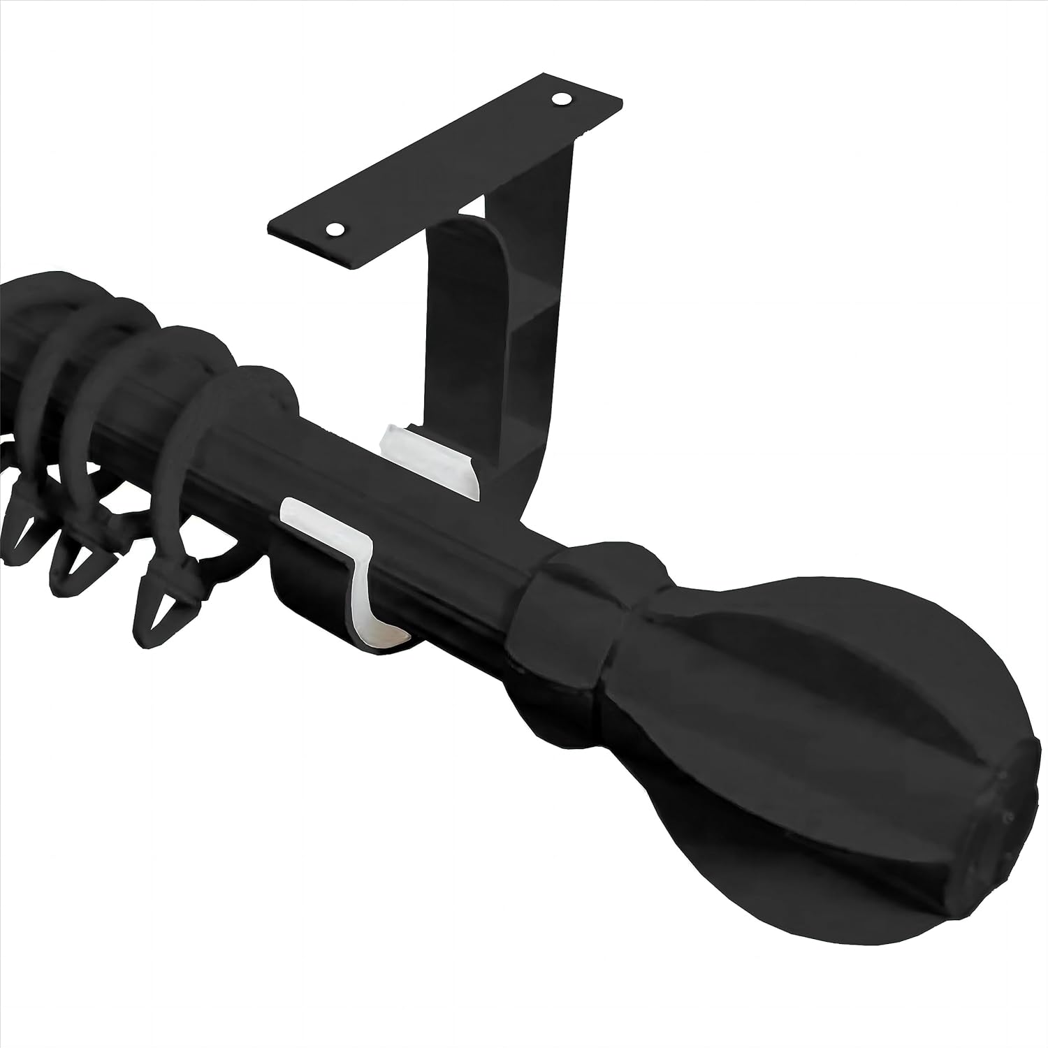 Soportes de barra de cortina para techo, paquete de 4 soportes de barra de alta calidad para techo, soporte para barra de cortina, soportes para