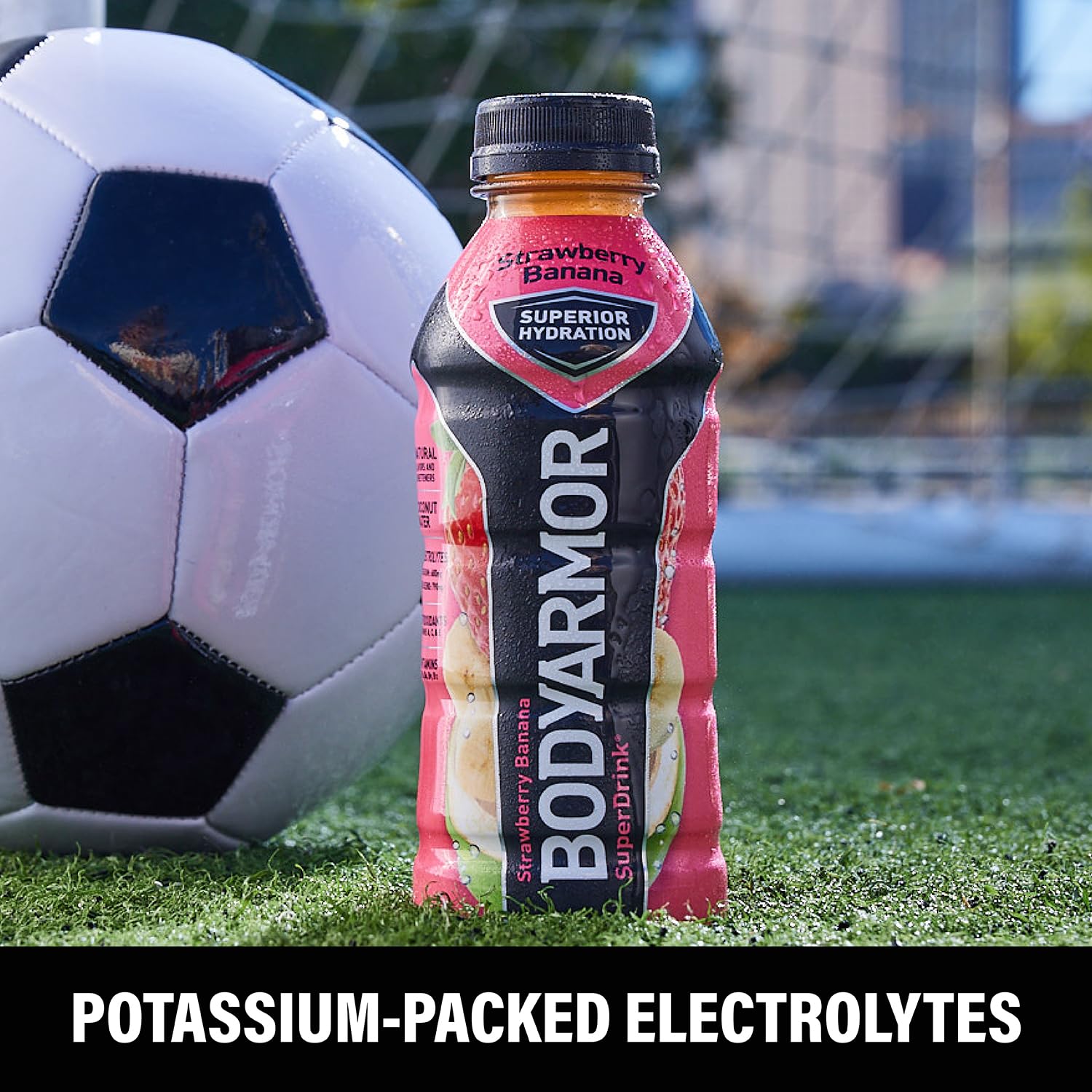 BODYARMOR – Bebida deportiva, Mamba Forever, sabores naturales con vitaminas, electrolitos ricos en potasio, perfecta para deportistas, 20 onzas
