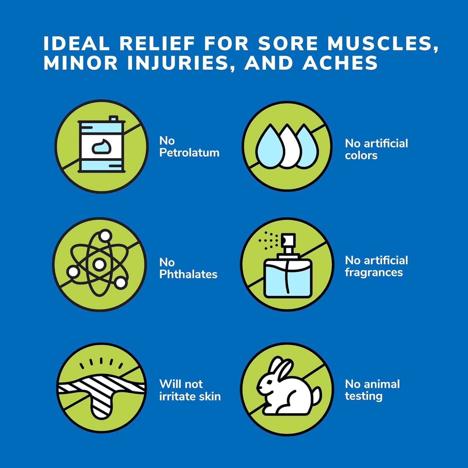 Earth’s Care Frotamiento muscular y articular – para dolores musculares, moretones, dolores y distensiones – 2.5 onzas.