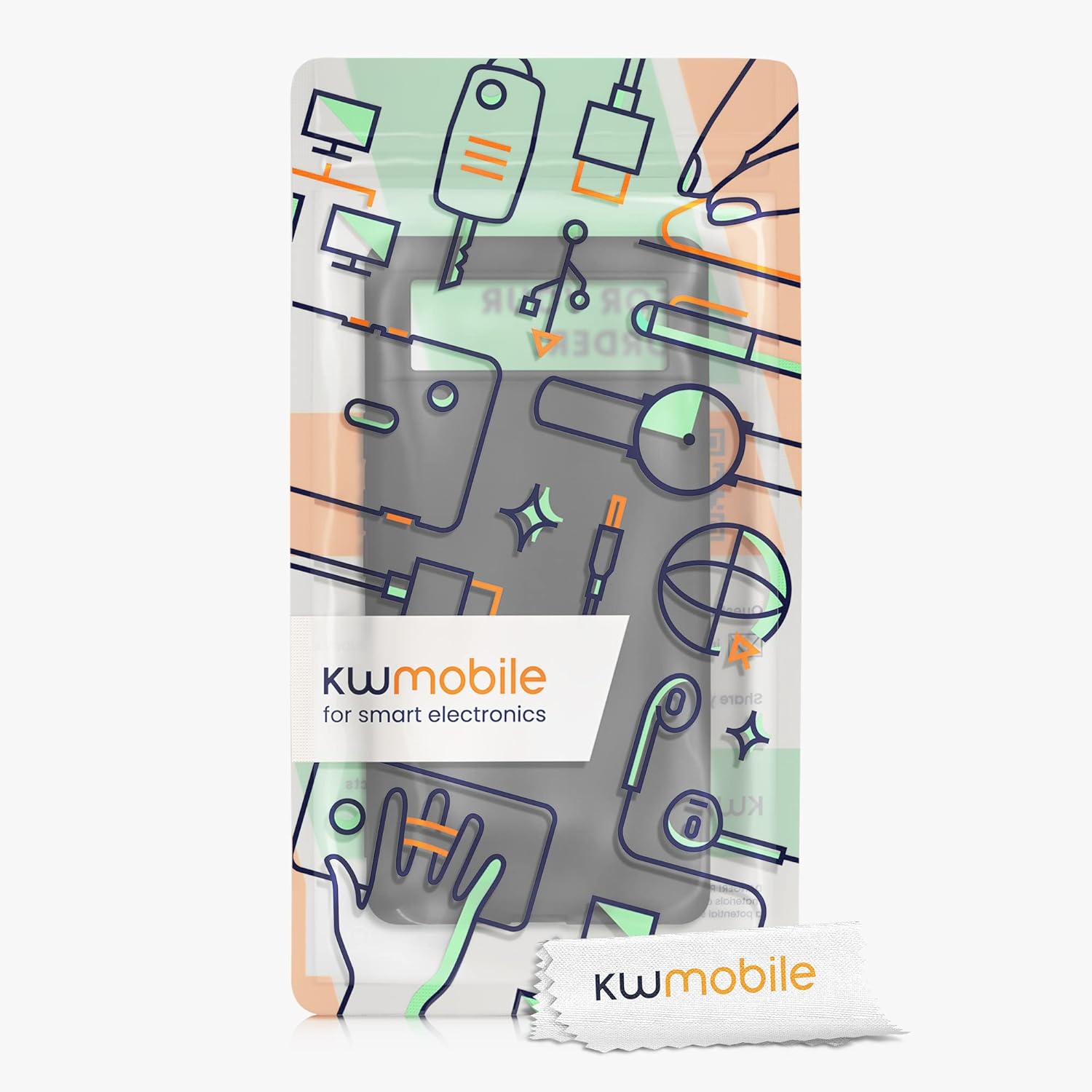 kwmobile Funda compatible con Google Pixel 6 – Funda protectora de silicona TPU suave y delgada, color negro mate