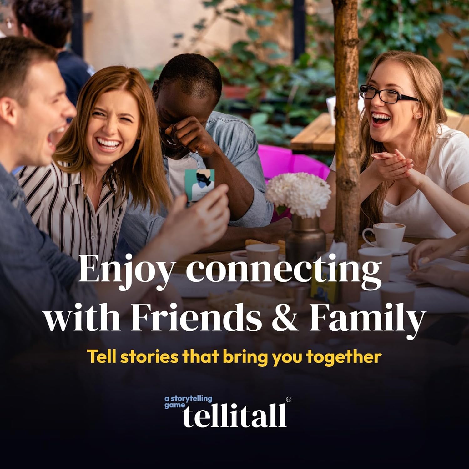 tellitall Juegos de cartas para adultos para conversación para fiestas de inicio Juegos grupales Camping divertidos juegos de cartas para adultos