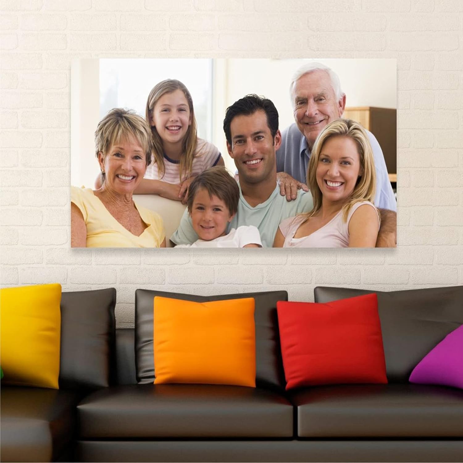 Sunwes Decoraciones del día de San Valentín, impresiones en lienzo personalizadas con tu foto, lienzo personalizado para pared, imprime tus fotos en