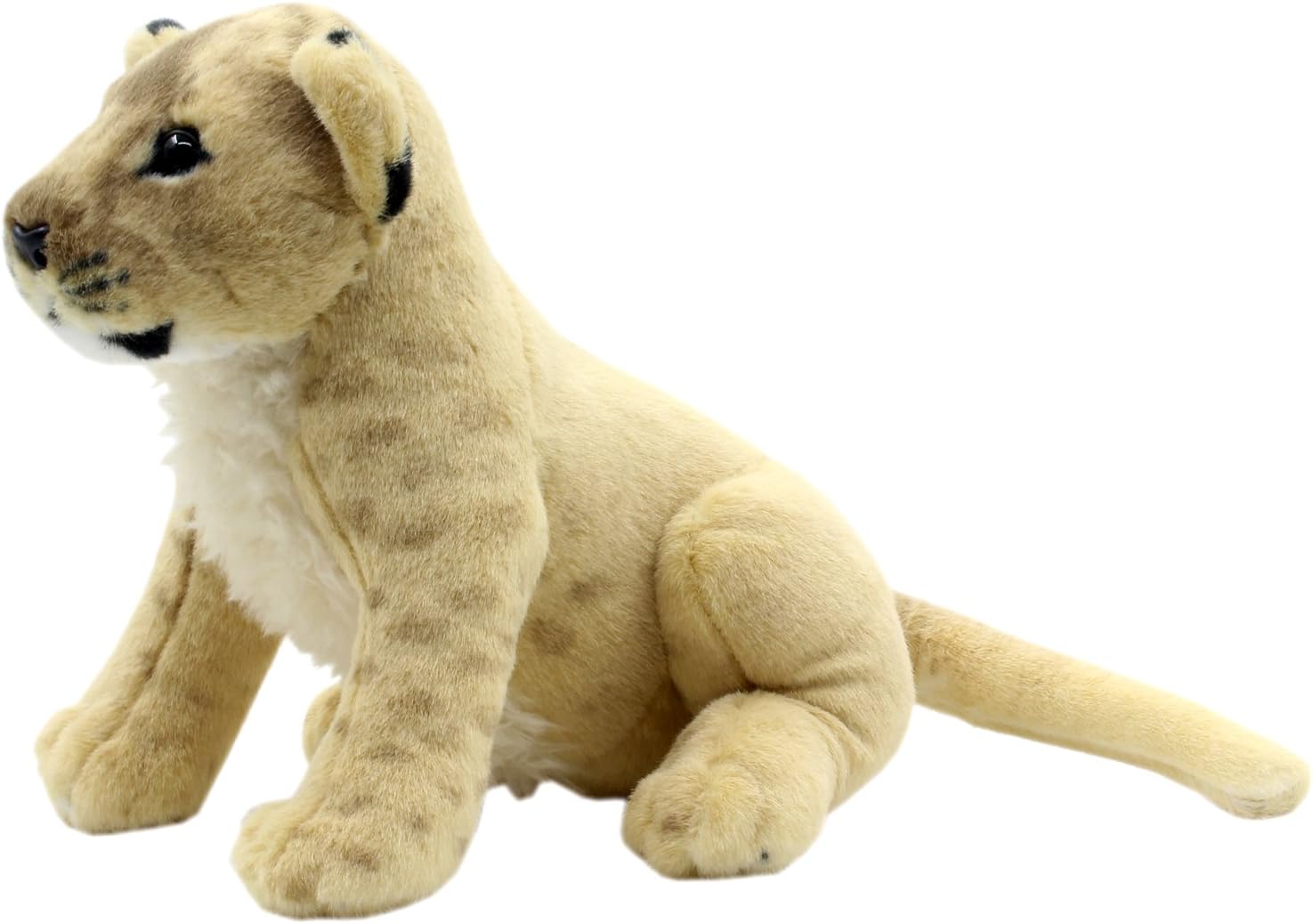 Animales de Peluche León Juguetes Peluche Tigre Leopardo Sentado 10 Pulgadas (Leona)