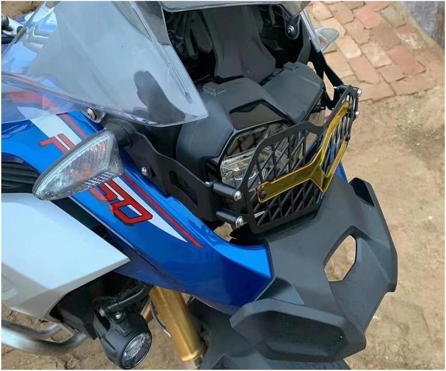 ORSQU Protector de faros delanteros, cubierta protectora de luz de cabeza, rejilla para motocicleta BM-&W F750GS F750 GS 850 F850GS Adventure 2018