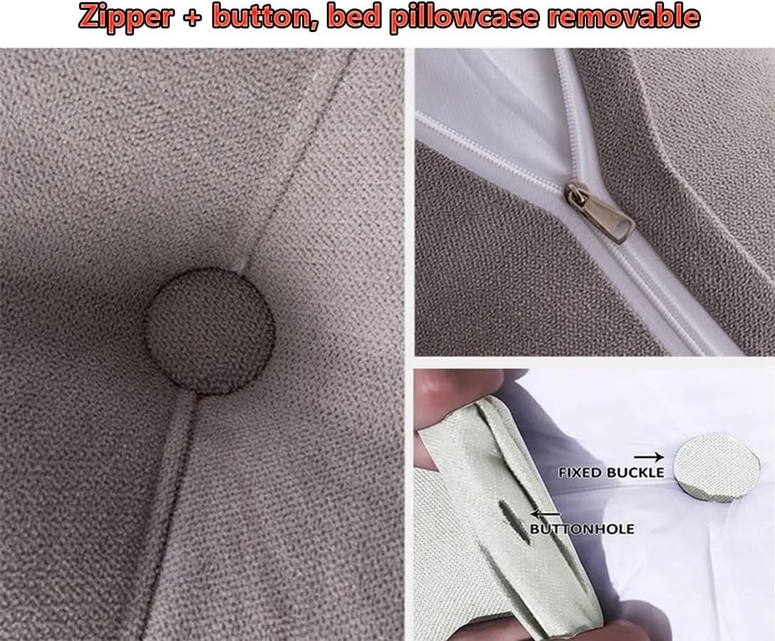 Almohadas de cuña para cabecero + almohada de cuña para descansar y leer, cojín triangular súper suave, soporte de posicionamiento, almohadas largas