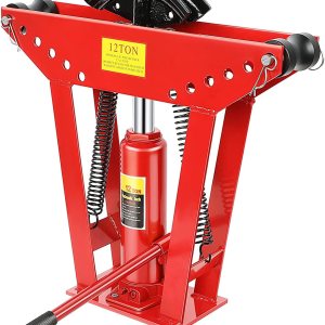 Dobladora de tubos hidráulicos de 12 “Herramienta de doblado de tubo de escape manual de cobre de 12 toneladas 6 troqueles (12″, 34″, 1″, 1-14”, Dobladora de tubos hidráulicos de 12 “Herramienta de doblado de tubo de escape manual de cobre de 12 toneladas 6 troqueles (12″, 34″, 1″, 1-14”,