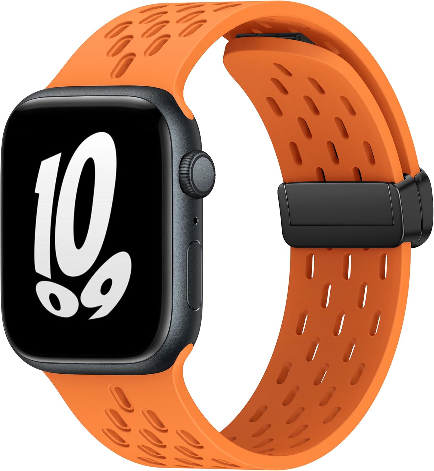 Correa deportiva magnética antisudor para Apple Watch, correas de silicona impermeable y transpirable. Para compatible con iWatch Ultra SE Series