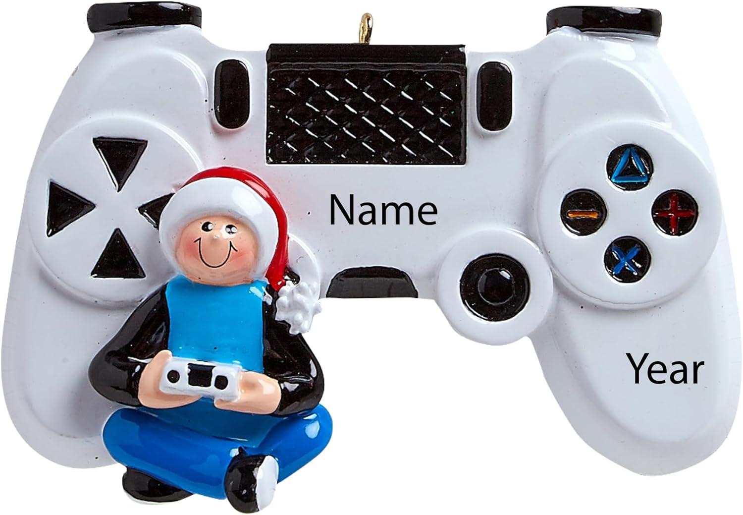 Adorno de Navidad personalizado de videojuegos 2023, adorno de controlador de computadora, adorno de nieto, adorno de hijo, regalo para jugador,