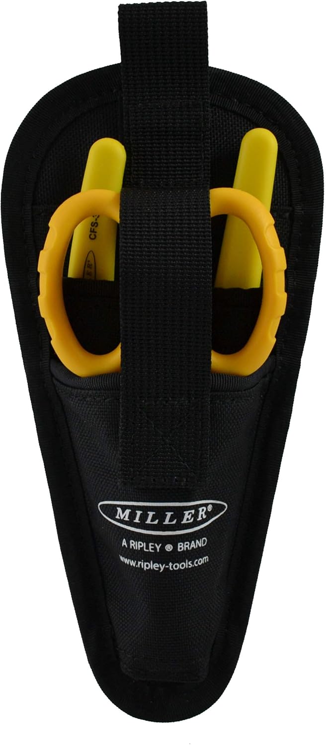 Miller MA01-7001 Kit CFS-3 de 3 agujeros de fibra óptica para pelar cables y tijeras KS-1 Kevlar, juego de herramientas fácilmente portátil con