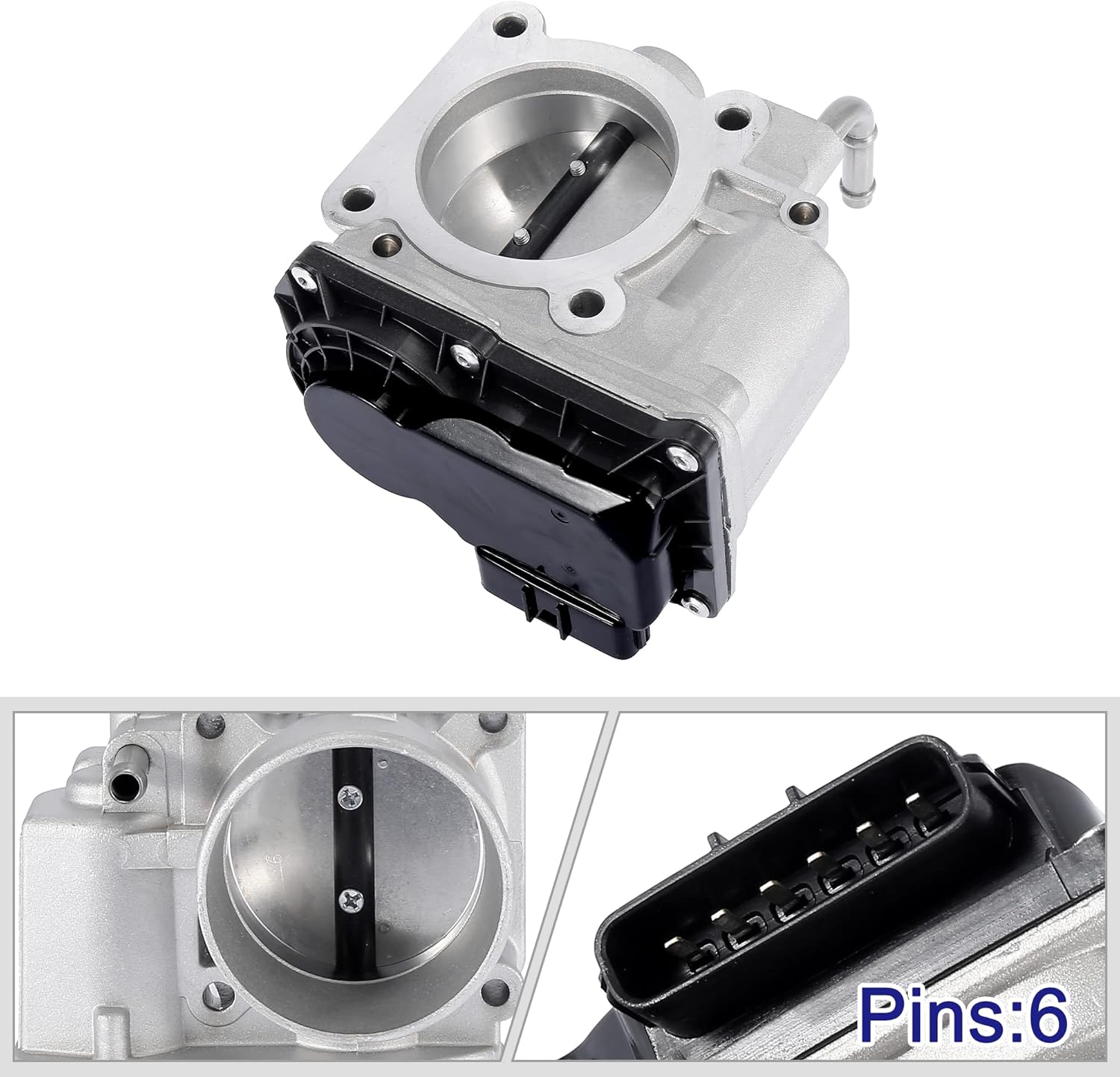 X AUTOHAUX Cuerpo del acelerador, cuerpo del acelerador con Sensor para Nissan Altima 2.5L 2013-2018, para Nissan Frontier 2.5L 2005-2019, para