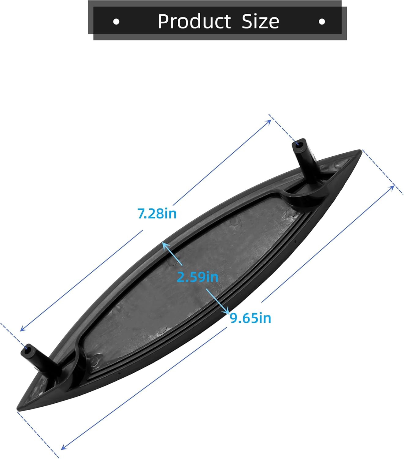 8559751 – Manija de puerta para secadora para Whirlpool Negro 8559751 1063630 8519332