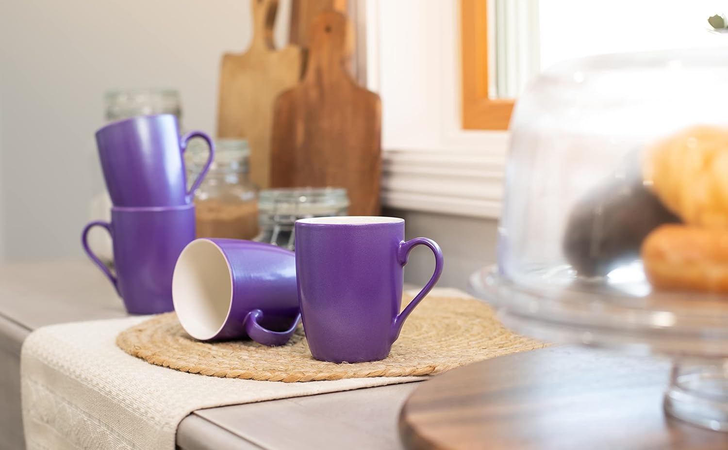 Elanze Designs Dear Mom I Love You – Your Favorite Child Passion Purple Taza de café de porcelana de hueso de 10 onzas