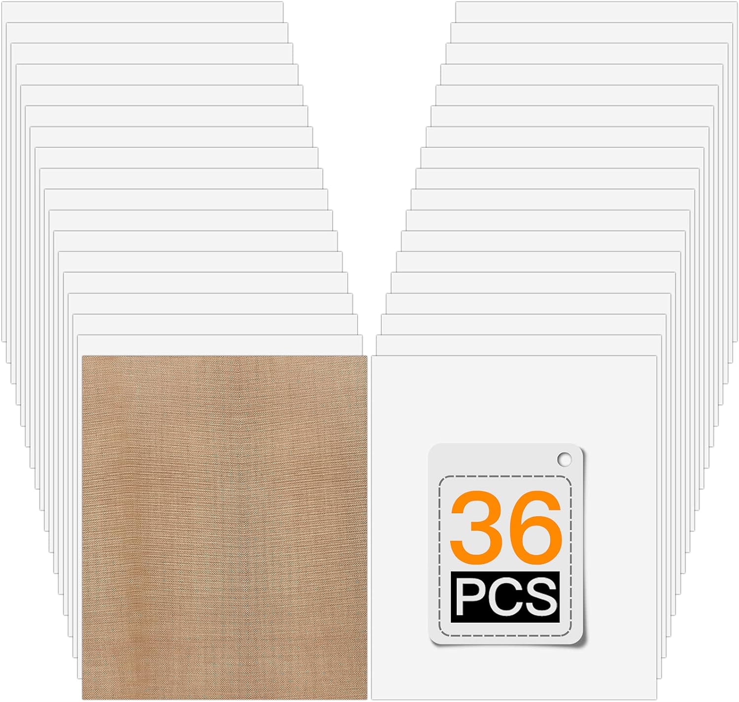 HTVRONT – Paquete de láminas de vinilo de transferencia térmica (HTV) color blanco 36 vinilos para planchar de color blanco de 12 x 10pulgadas, para