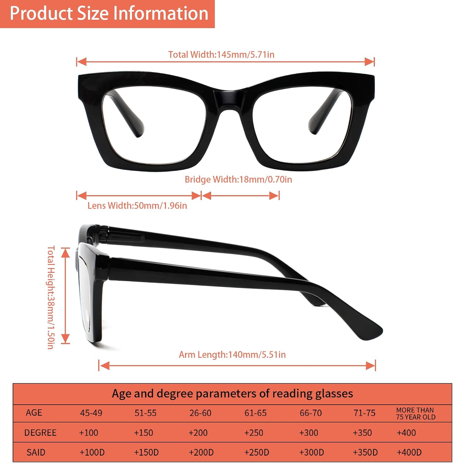 BIENCOOL Paquete de 6 lentes de lectura estilo Oprah para mujer, con bloqueo de luz azul, lentes de bisagra de resorte