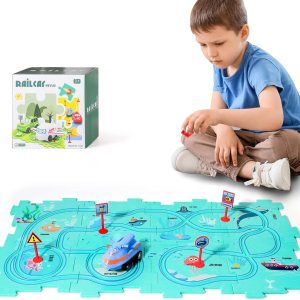 Juego de rompecabezas de coche de pista, rompecabezas de piso de plástico para niños de 3 a 5 años con vehículos, rompecabezas de carrito eléctrico, Juego de rompecabezas de coche de pista, rompecabezas de piso de plástico para niños de 3 a 5 años con vehículos, rompecabezas de carrito eléctrico,