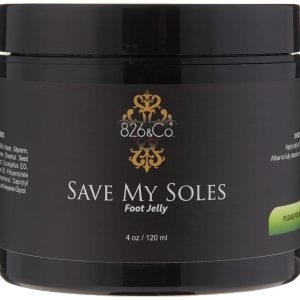 826 & Co. SAVE MY SOLES Revitalizing Soothing & Stimulating Foot Gelly – Dry Soles, Cracked Rough Heels, Smelly Feet, Tired & Sore Joints & Muscles. 826 & Co. SAVE MY SOLES Revitalizing Soothing & Stimulating Foot Gelly – Dry Soles, Cracked Rough Heels, Smelly Feet, Tired & Sore Joints & Muscles.