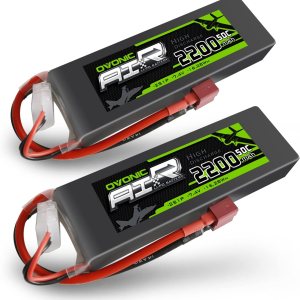 OVONIC 2s Lipo Battery 50C 2200mAh 7.4V Lipo Battery Soft Case con conector T estilo Dean para RC Evader BX Car RC Truck RC Truggy RC Avión UAV OVONIC 2s Lipo Battery 50C 2200mAh 7.4V Lipo Battery Soft Case con conector T estilo Dean para RC Evader BX Car RC Truck RC Truggy RC Avión UAV