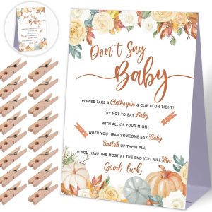 Juego de baby shower, decoración rústica de baby shower, decoración rústica de baby shower, mini pinzas para la ropa para baby shower, decoración Juego de baby shower, decoración rústica de baby shower, decoración rústica de baby shower, mini pinzas para la ropa para baby shower, decoración