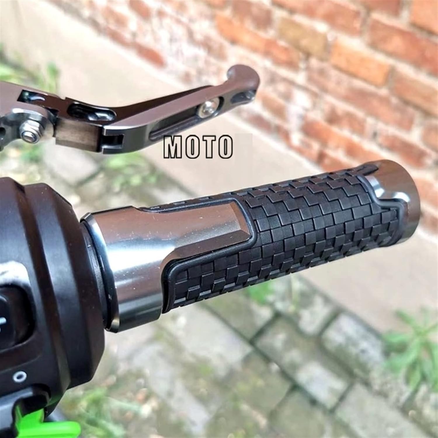 Para TRK502 TRK502X TRK251 TRK 502 502X 251 Accesorios de motocicleta Aluminio CNC Hand Grips Mango Bar End Cap (Color  Azul, Tamaño A)