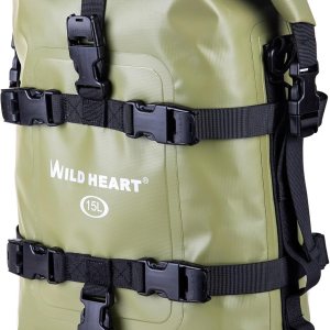 WILD HEART Bolsa seca impermeable para motocicleta, bolsa de barra de choque, bolsa de motocicleta utilizada como equipaje de motocicleta, barra de WILD HEART Bolsa seca impermeable para motocicleta, bolsa de barra de choque, bolsa de motocicleta utilizada como equipaje de motocicleta, barra de
