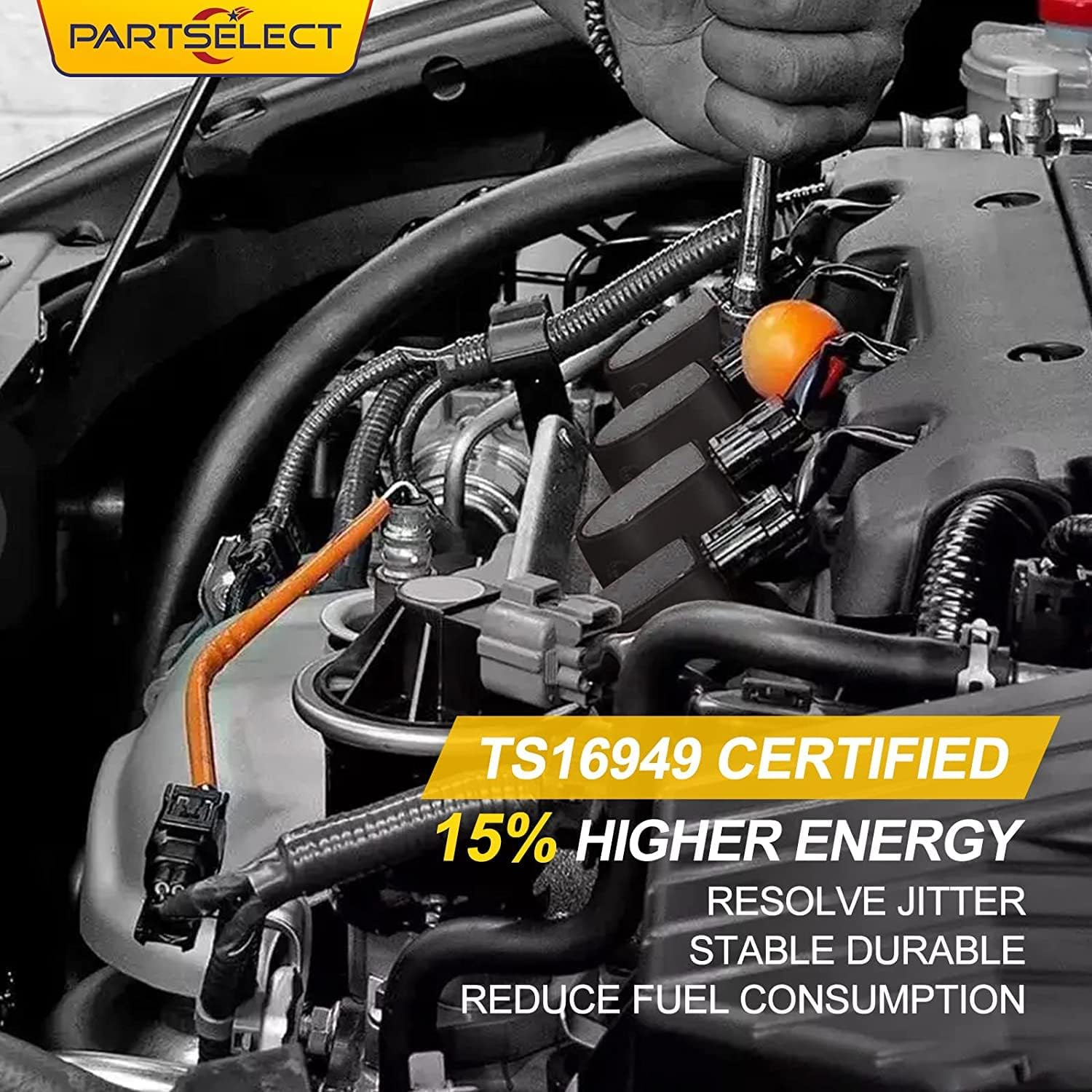 Paquete de 6 bobinas de encendido UF648 C1791 de repuesto para Jeep Grand Cherokee Wrangler Dodge Avenge Challenger Charger Durango RAM 1500