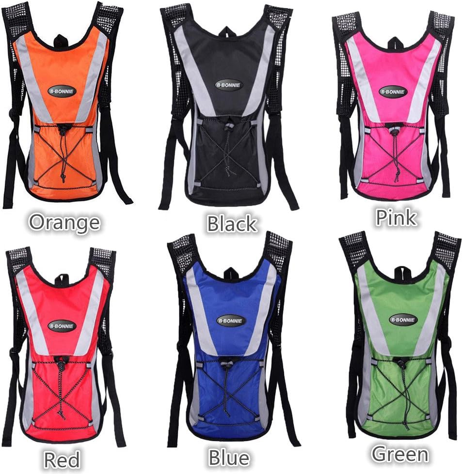Mochila de agua con vejiga para andar en bicicleta Senderismo, escalar + 2L Bolsa de hidratación