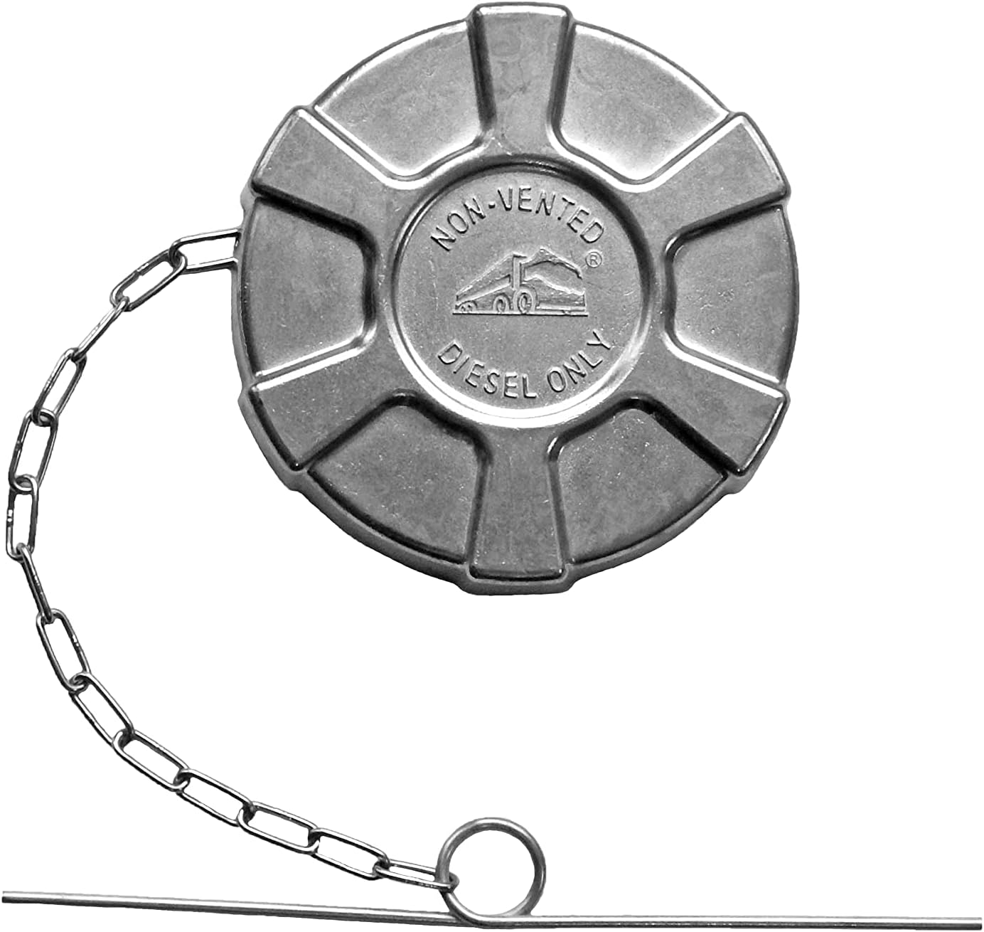 Tapa de combustible diesel de aluminio sin bloqueo nominal de 3 12″ para internacionales seleccionados