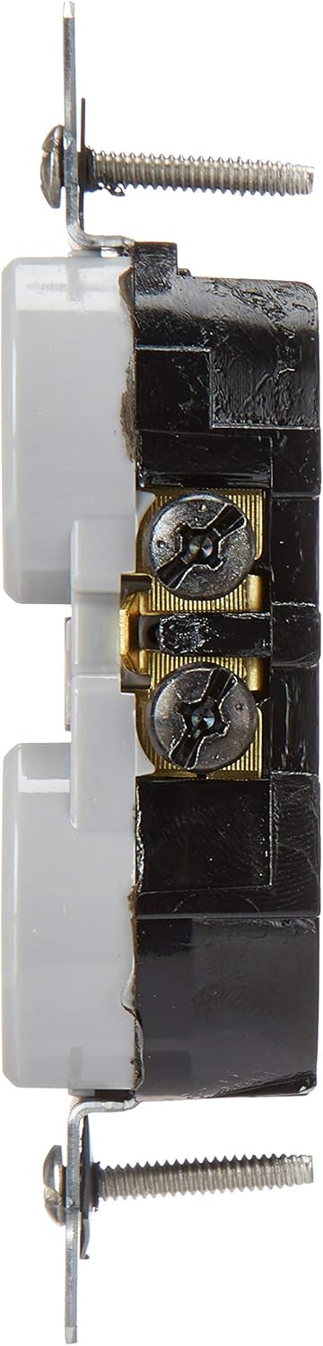 Leviton – interruptor seguro y resistente al clima con receptáculo doble, W5320-T0G
