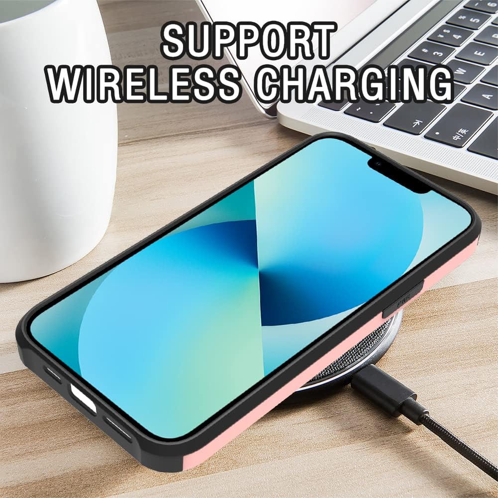 ZIYE Funda para iPhone 13 Mini con tarjetero, para iPhone 13 Mini, funda tipo cartera antiarañazos, doble capa, bolsillo oculto, a prueba de golpes,