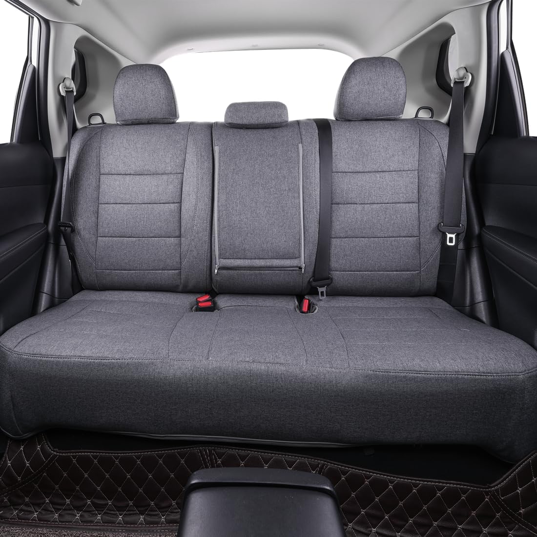 Fundas de asiento de ajuste personalizado para Nissan Sentra 2020-2024 S, SV, SR, SR Midnight Edition, protector de asiento de poliéster de
