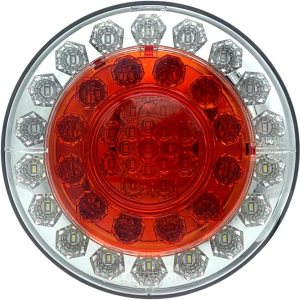 WELNENT E-Mark ADR CCC – Luz trasera LED redonda de 4.84 pulgadas, 10 V – 30 V, lámpara de freno superbrillante, luz de marcha de giro para WELNENT E-Mark ADR CCC – Luz trasera LED redonda de 4.84 pulgadas, 10 V – 30 V, lámpara de freno superbrillante, luz de marcha de giro para