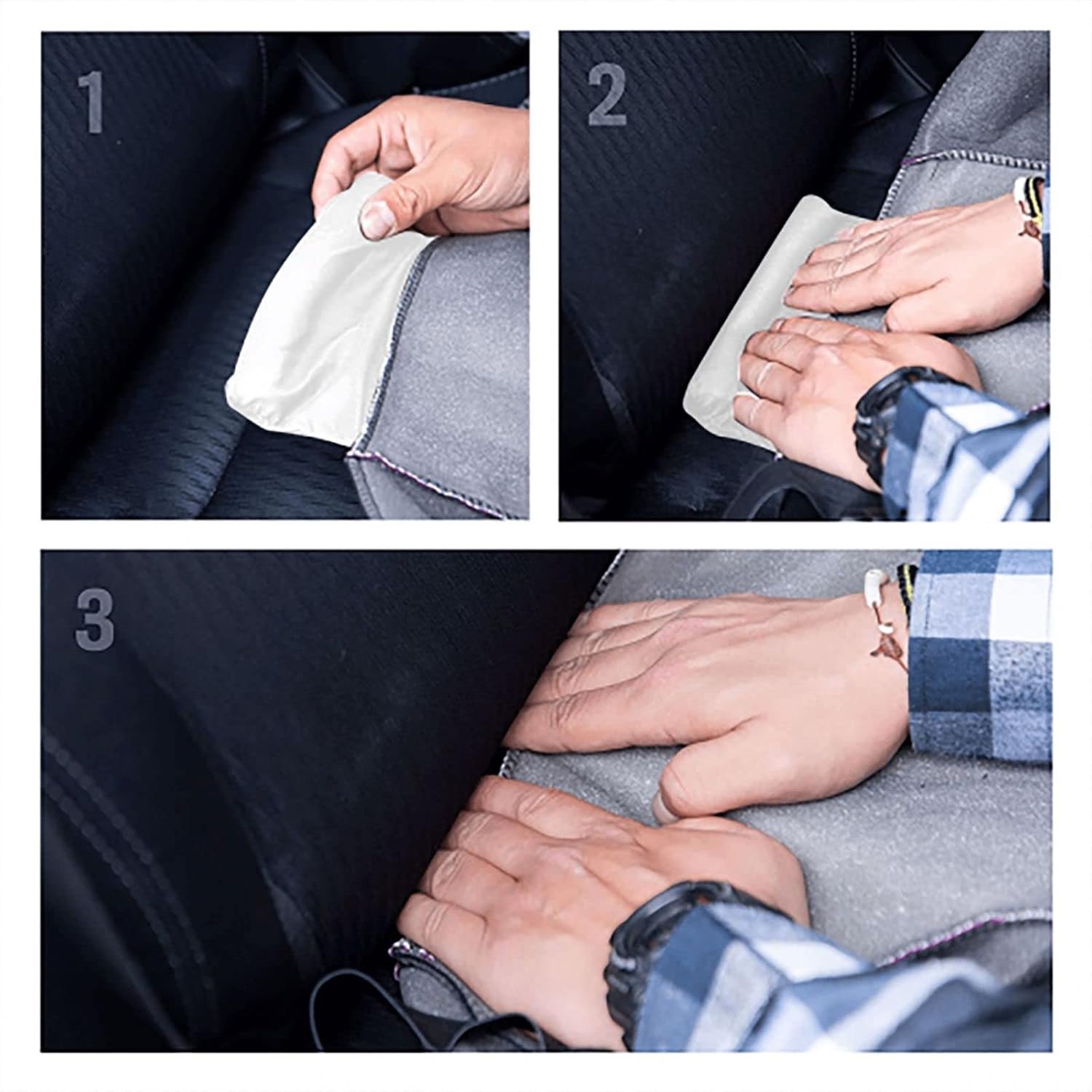 Don’t Worry I Can Fix It Universal Truck SUV Car Seat Cover Set Car Interior Seat Covers Black Two-Piece Set