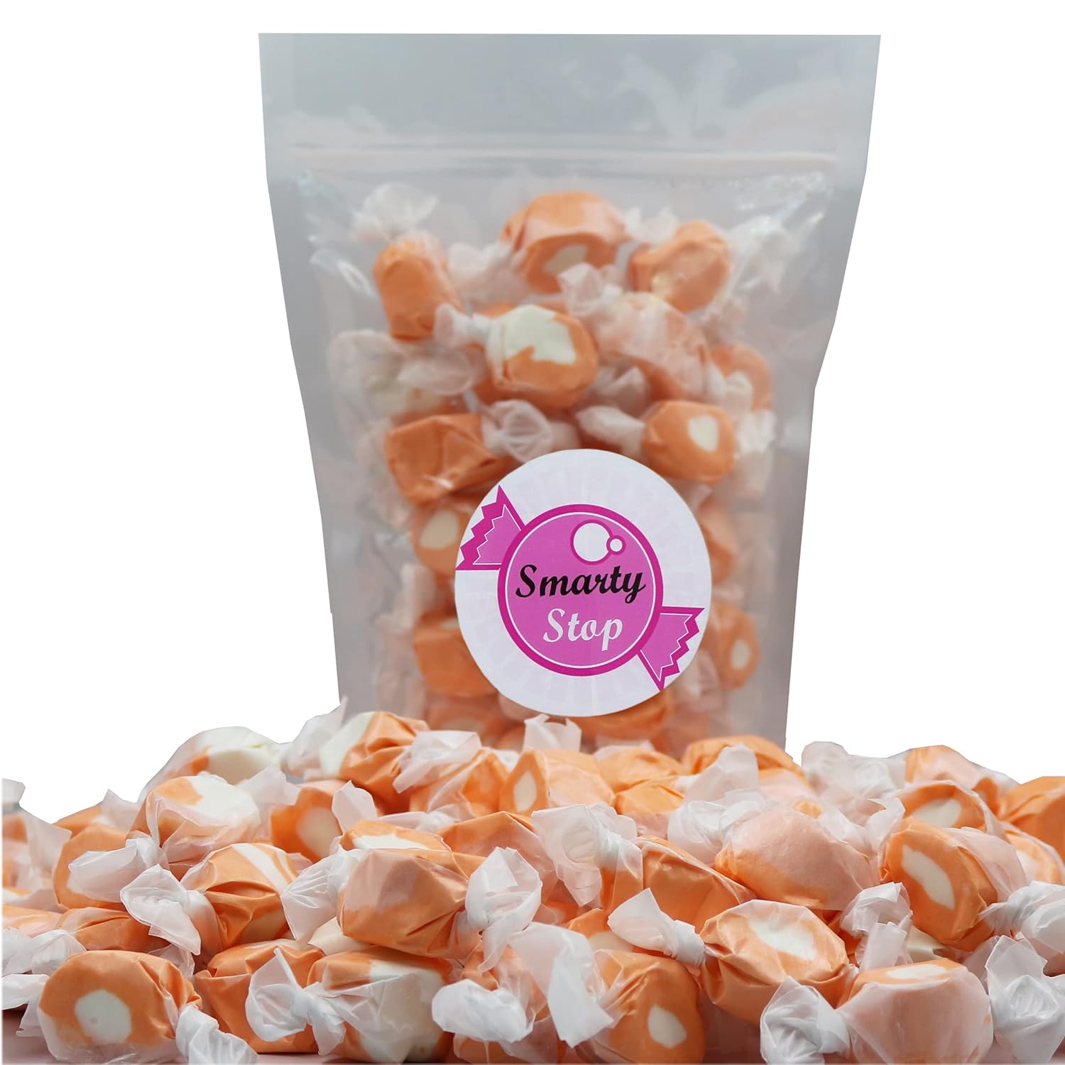 Sweets – Caramelos de agua salada de todos los colores  Smarty Stop (naranjavainilla) (3 libras (paquete de 1))