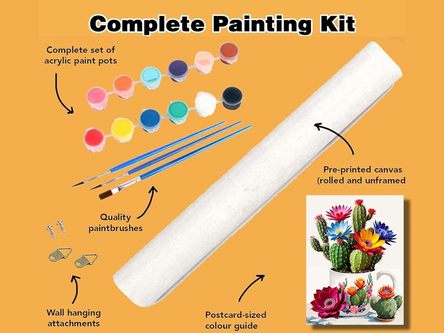 Meothan Pintura por números para adultos principiantes, pintura por números, flores, kit de pintura acrílica por números sobre lienzo, dibujo de