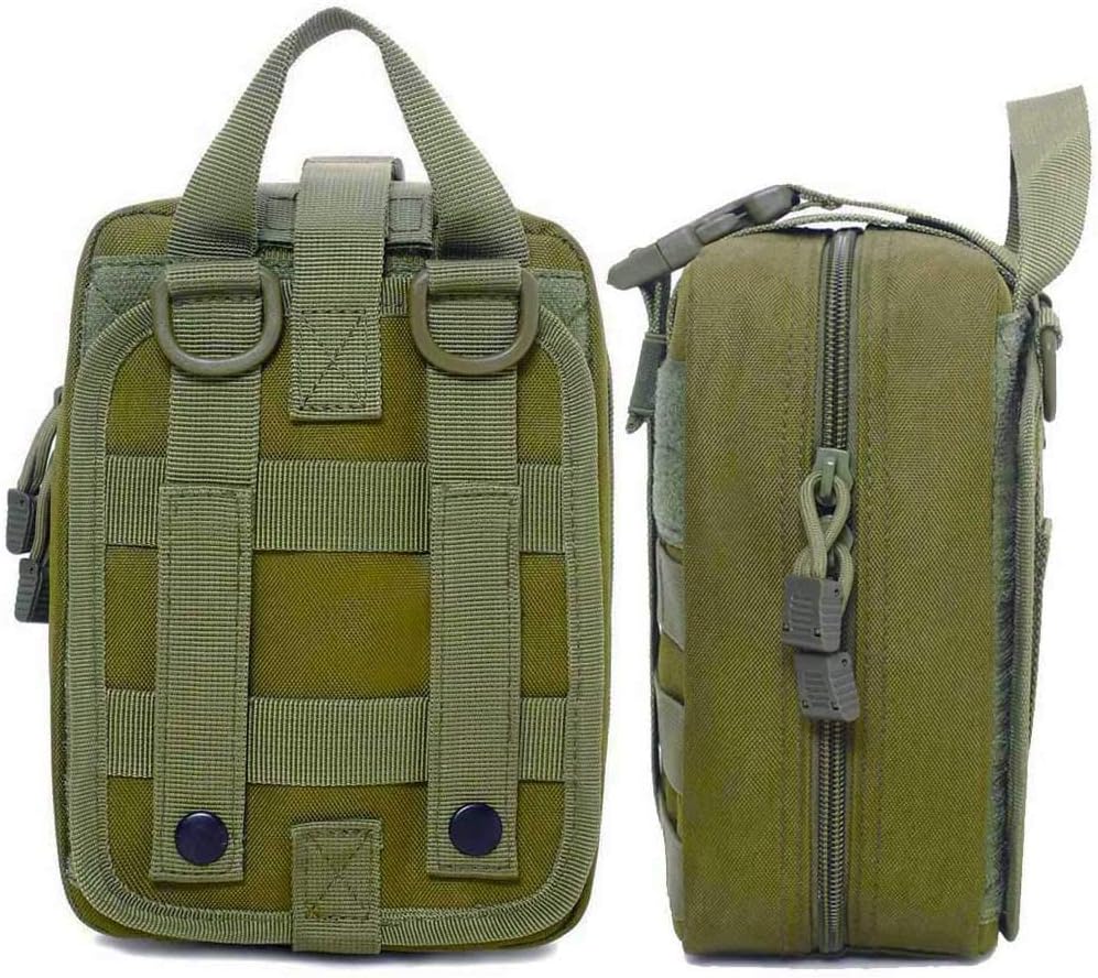 1000D Molle Ifak bolsa rasgada, táctica rasga, bolsa médica vacía, bolsa militar de primeros auxilios solo para camping, senderismo, viajes