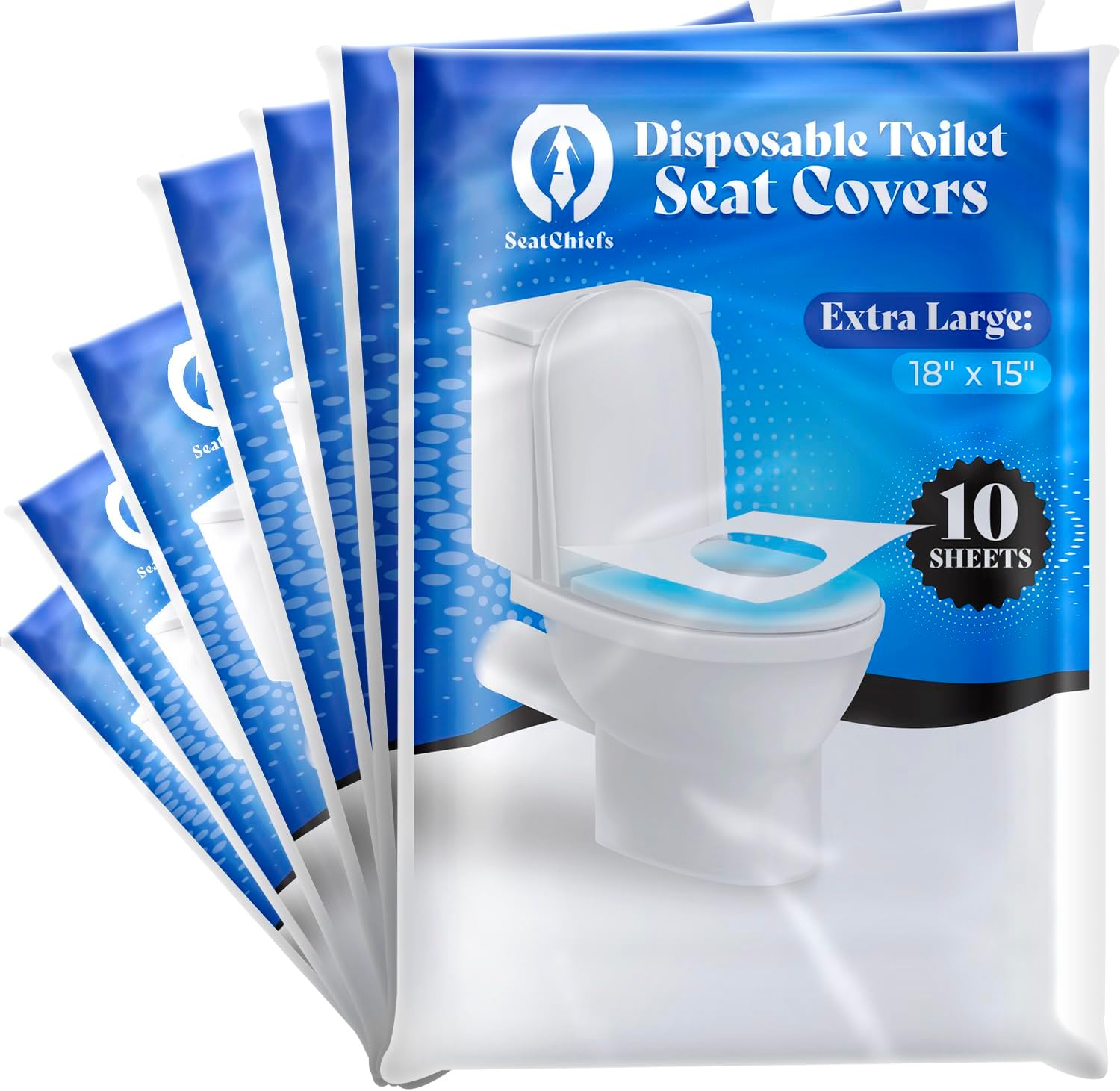 Funda para asiento de inodoro  100 piezas (100 piezas)  Fundas de papel higiénico público desechables para niños pequeños  Accesorios de viaje para
